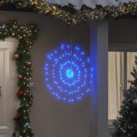 VidaXL Kerstverlichting vuurwerk 140 blauwe led's 17 cm