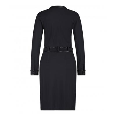 Zip73 - Zwart | Dames | Jurk | Zwart | XXL | regular | Kamst mode
