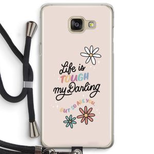 Tough Life: Samsung Galaxy A5 (2016) Transparant Hoesje met koord