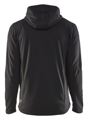 Blåkläder Hoodie met hele rits 35402526 | Zwart | Maat M - 7330509775776