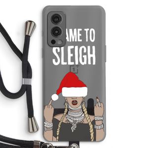 Came To Sleigh: OnePlus Nord 2 5G Transparant Hoesje met koord