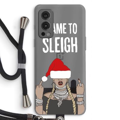 Came To Sleigh: OnePlus Nord 2 5G Transparant Hoesje met koord