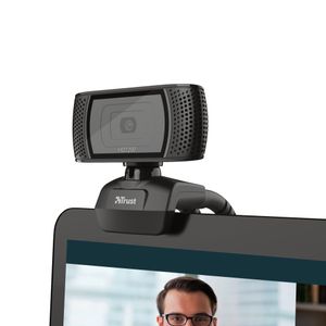 Trust Trino HD Video Webcam 1280 x 720 Webcamera Bedraad - Zwart