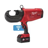 Milwaukee M18 HCCT109/42-522C FORCE LOGIC™ Hydraulische accu kabelkrimptang 109kN 42mm 18V 5.0Ah + 2.0Ah in koffer - 4933459273