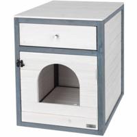 Kattenbak Kerbl Blauw Wit Plastic