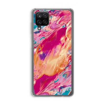 Pastel Echoes: Samsung Galaxy A12 Transparant Hoesje