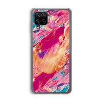 Pastel Echoes: Samsung Galaxy A12 Transparant Hoesje