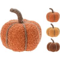 Decoratie pompoen 13cm