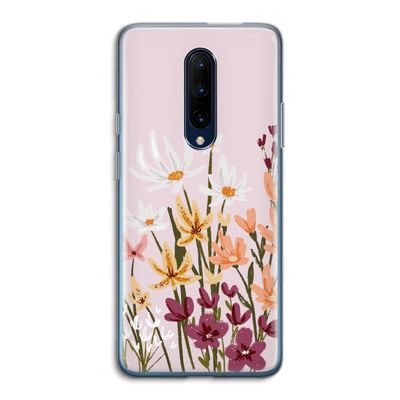 Painted wildflowers: OnePlus 7 Pro Transparant Hoesje