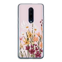Painted wildflowers: OnePlus 7 Pro Transparant Hoesje