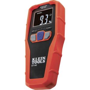 Klein Tools ET140 Materiaalvochtmeter Meetbereik bouwvochtigheid 0 tot 100 %Vol. Meetbereik houtvochtigheid (bereik) 0 tot 55 %Vol. Voor hardhout