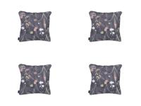 Sierkussen ca. 50x50 cm Donna grey canvas Eco plus natural outdoor finishing (4 stuks) Madison - Madison