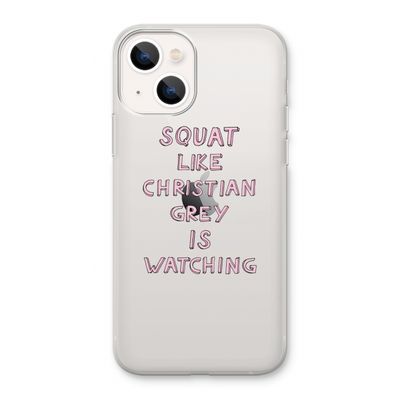Christian Grey: iPhone 13 Transparant Hoesje