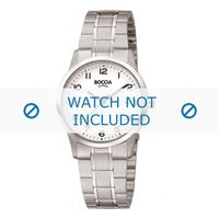 Boccia horlogeband 3258-01 Titanium Zilver 16mm