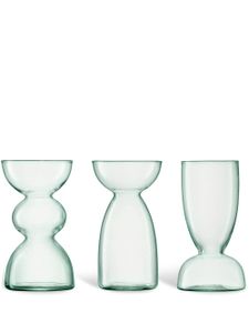 LSA International lot de trois vases Canopy - Blanc