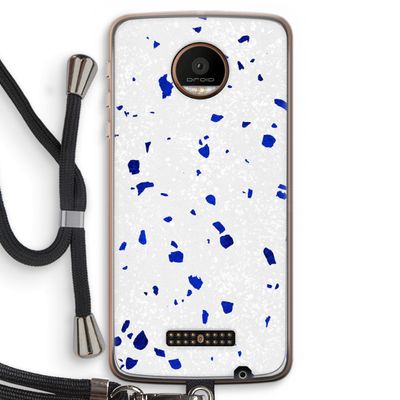 Terrazzo N°5: Motorola Moto Z Force Transparant Hoesje met koord