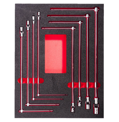 Milwaukee Socket + Bit | Foam Insert | 3/8" | 53 stuks - 4932499119