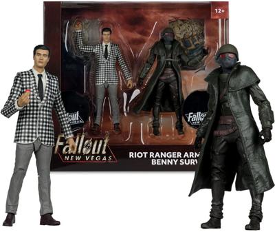Fallout: New Vegas PVC 2-Pack Action Figure - Riot Ranger Armor & Benny Survivor