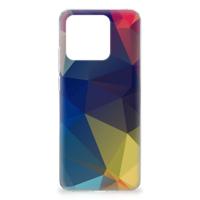 Xiaomi Redmi 10C | TPU Hoesje | Polygon Dark