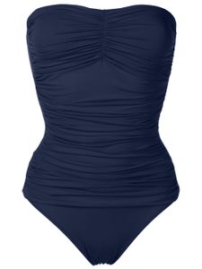 Lygia & Nanny maillot de bain Wangari Fluity à fronces - Bleu