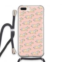 Ponys: iPhone 7 PLUS Transparant Hoesje met koord