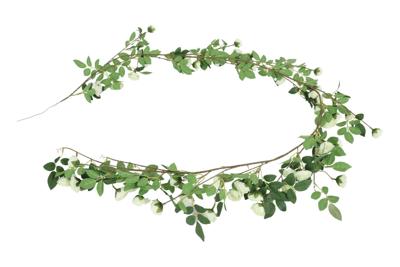 Kunstguirlande Rosa Bonica wit - Countryfield