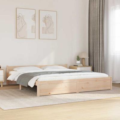 Bedframe massief hout 180x200 cm