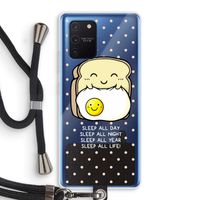 Sleep All Day: Samsung Galaxy Note 10 Lite Transparant Hoesje met koord