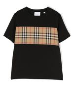 Burberry Kids t-shirt en coton à motif Vintage Check - Noir - thumbnail