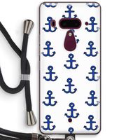 Ankers: HTC U12+ Transparant Hoesje met koord