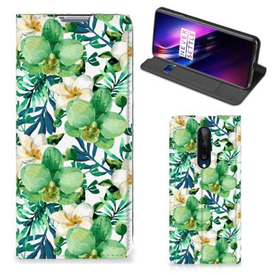 OnePlus 8 Smart Cover Orchidee Groen OnePlus 8 Smart Cover Orchidee Groen