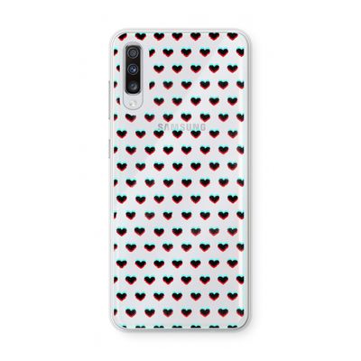 Hartjes: Samsung Galaxy A70 Transparant Hoesje