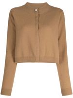 Paule Ka cardigan crop en cachemire - Marron