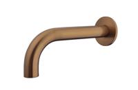Wiesbaden inbouw-uitloop rond 20cm 1/2&apos;&apos; geborsteld brons koper