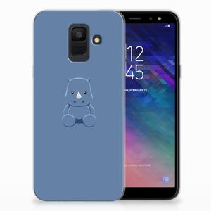 Samsung Galaxy A6 (2018) Telefoonhoesje met Naam Baby Rhino