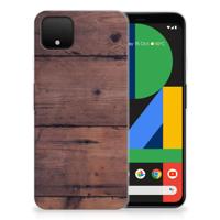 Google Pixel 4 XL | Bumper Hoesje | Old Wood