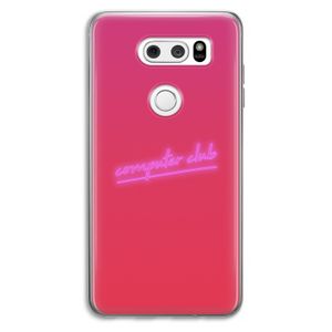 Vice Glow: LG V30 Transparant Hoesje