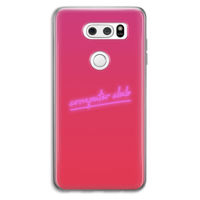 Vice Glow: LG V30 Transparant Hoesje