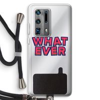 Whatever: Huawei P40 Pro Plus Transparant Hoesje met koord