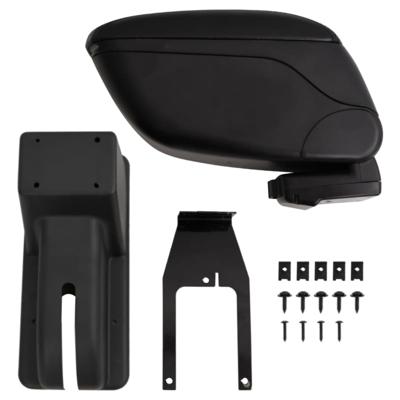 VidaXL Armsteun 12x29x(32-46) cm abs zwart
