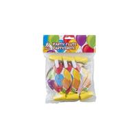 Feestfluit roltong roltoeter 6 stk Feestfluit roltong roltoeter 6 stk