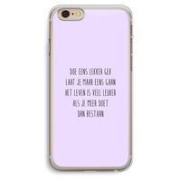 Gek: iPhone 6 Plus / 6S Plus Transparant Hoesje