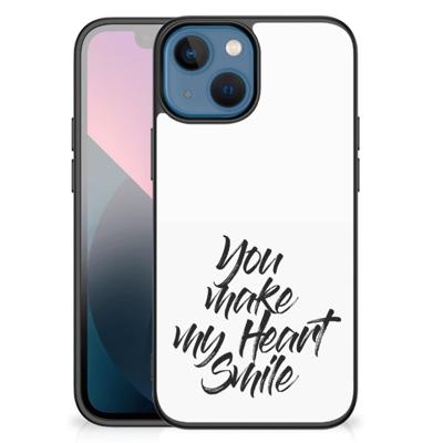 Apple iPhone 13 mini | Telefoon Hoesje | met tekst Heart Smile