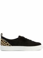 Giuseppe Zanotti baskets Zenas en daim - Noir