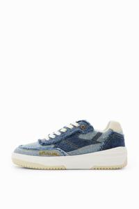 Retro sneaker denim patch - BLUE - 37