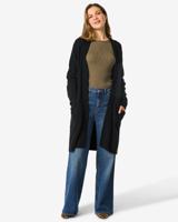 HEMA Dames Vest Lana Gebreid Zwart (zwart)