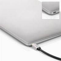 Goobay 60175 video kabel adapter 3 m USB Type-C HDMI Type A (Standaard) Zilver, Zwart - thumbnail