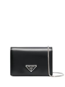 Prada mini sac en cuir Saffiano - Noir