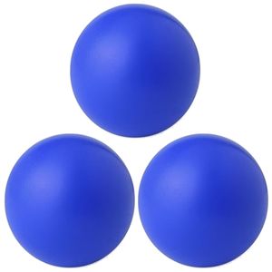 8x stuks blauwe anti stressballen van 6 cm