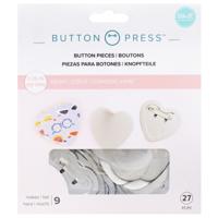 We R Makers • button press navulling hart ø58mm 9pcs